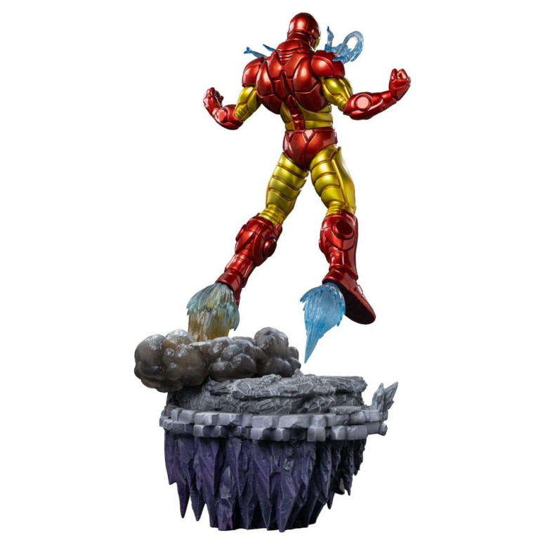 Iron Studios Marvel - Iron Man Deluxe Art Scala 1/10 - Diorama del Guanto dell'Infinito