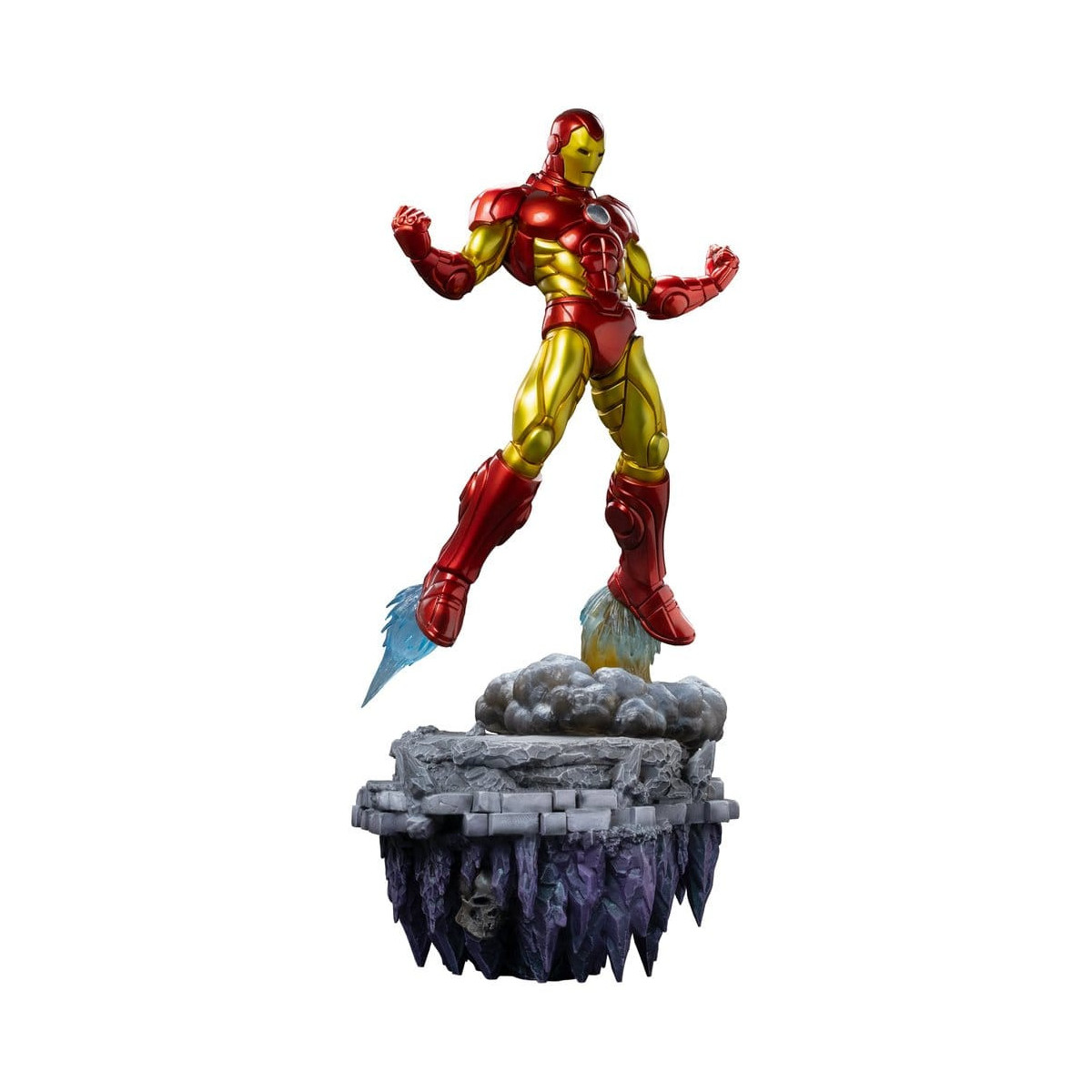 Iron Studios Marvel - Iron Man Deluxe Art Scala 1/10 - Diorama del Guanto dell'Infinito