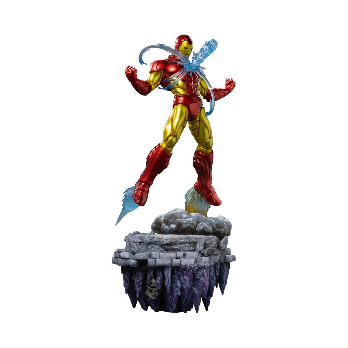 Iron Studios Marvel - Iron Man Deluxe Art Scala 1/10 - Diorama del Guanto dell'Infinito