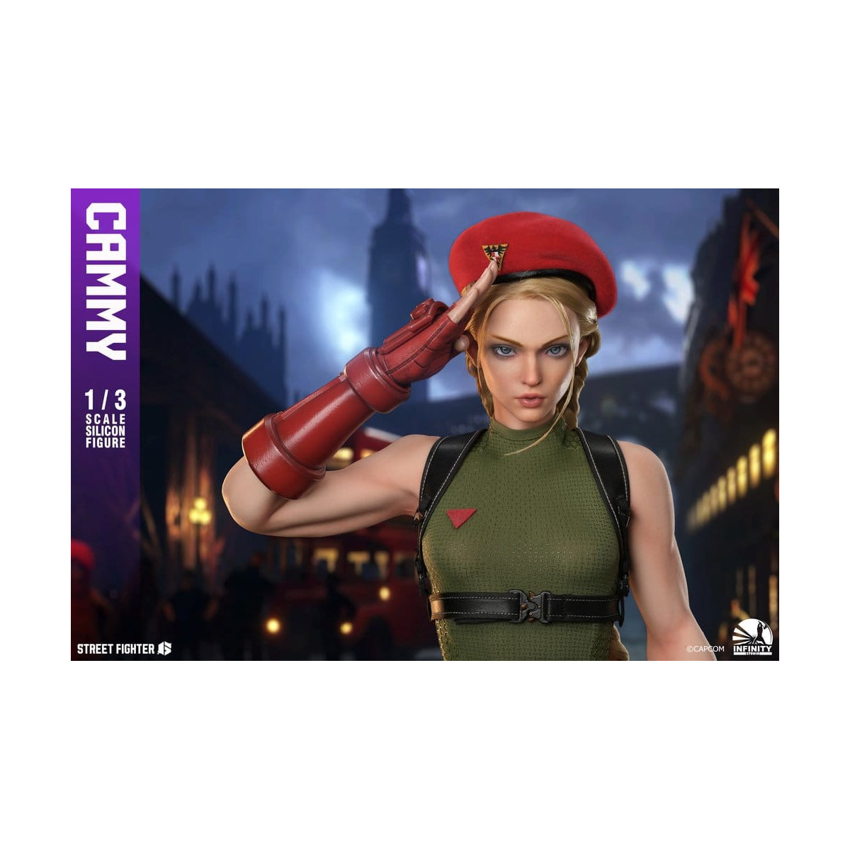Infinity Studio - Street Fighter 6 - Action figure in silicone CAMMY in scala 1/3