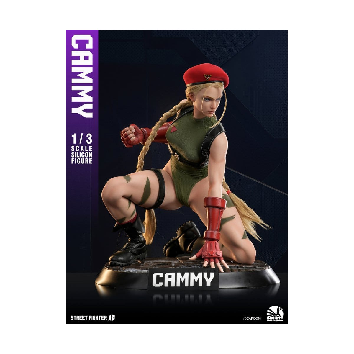 Infinity Studio - Street Fighter 6 - Action figure in silicone CAMMY in scala 1/3