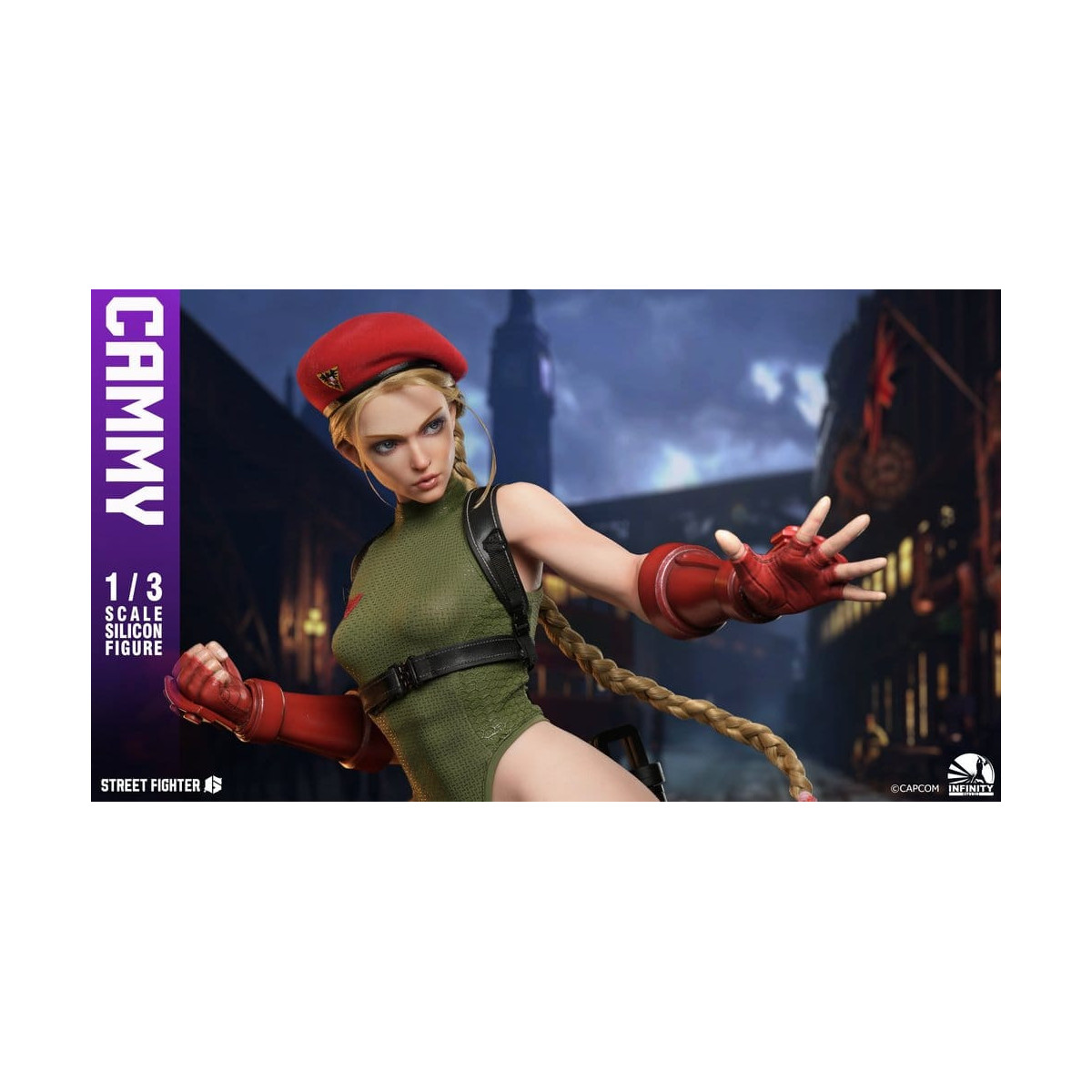 Infinity Studio - Street Fighter 6 - Action figure in silicone CAMMY in scala 1/3
