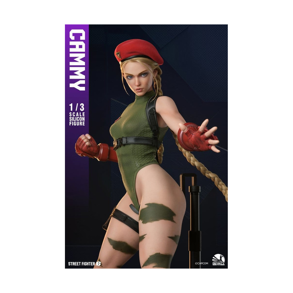 Infinity Studio - Street Fighter 6 - Action figure in silicone CAMMY in scala 1/3