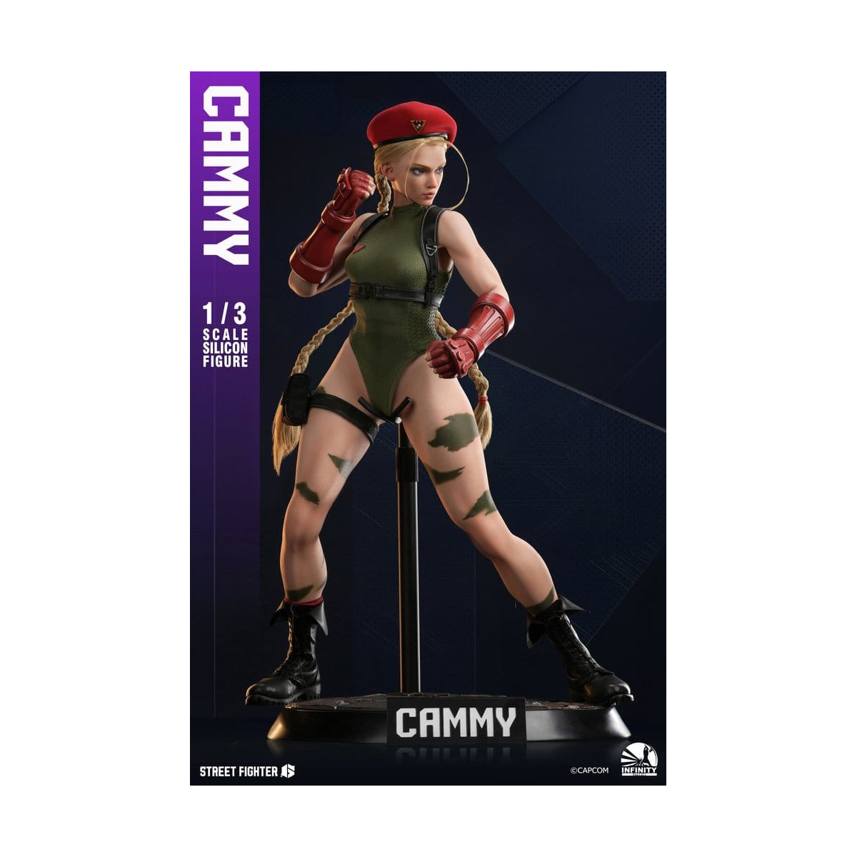 Infinity Studio - Street Fighter 6 - Action figure in silicone CAMMY in scala 1/3