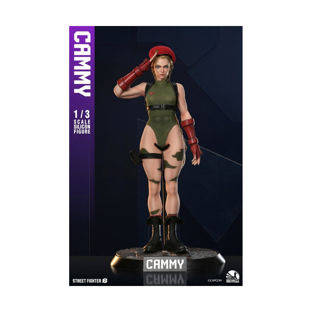 Infinity Studio - Street Fighter 6 - Action figure in silicone CAMMY in scala 1/3