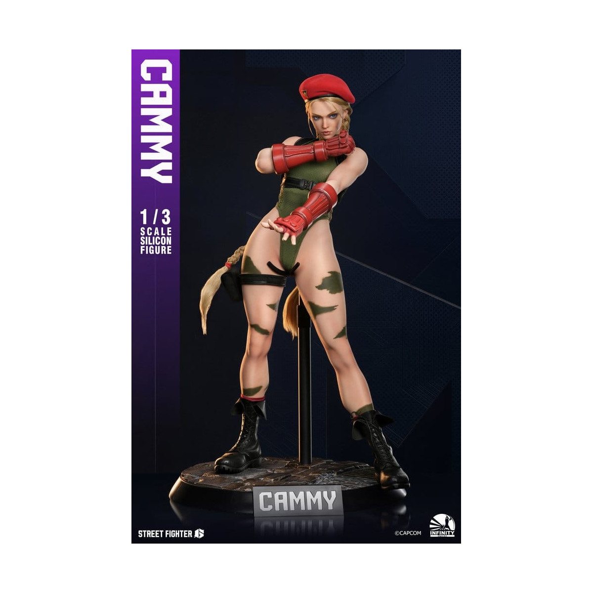 Infinity Studio - Street Fighter 6 - Action figure in silicone CAMMY in scala 1/3