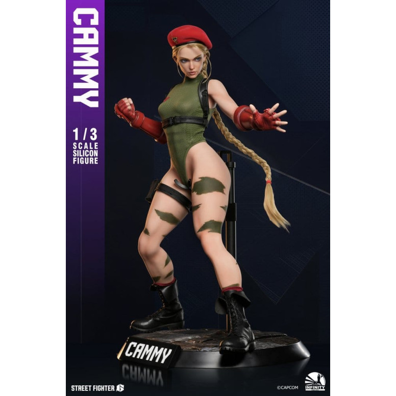 Infinity Studio - Street Fighter 6 - Action figure in silicone CAMMY in scala 1/3
