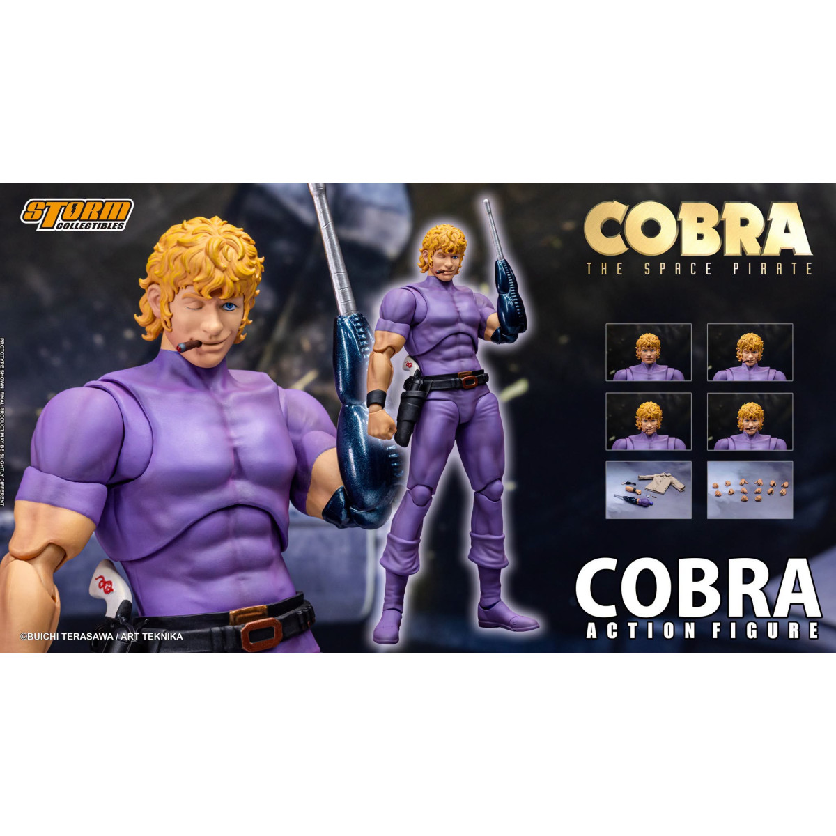 Storm Collectibles - Edizione speciale di " Cobra " - THE SPACE PIRATE - Avventura spaziale Cobra