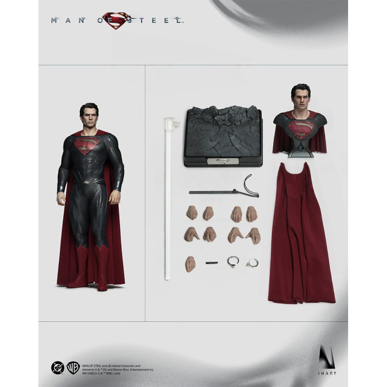 INART -  Figura da collezione in scala 1/6 “ Superman ” - Man of Steel (2013)
