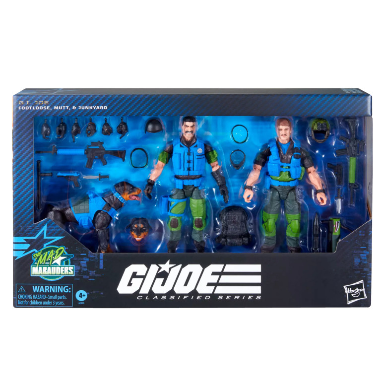 Hasbro G.I.JOE Serie Classified - Mad Marauders: Footloose & Mutt & Junkyard