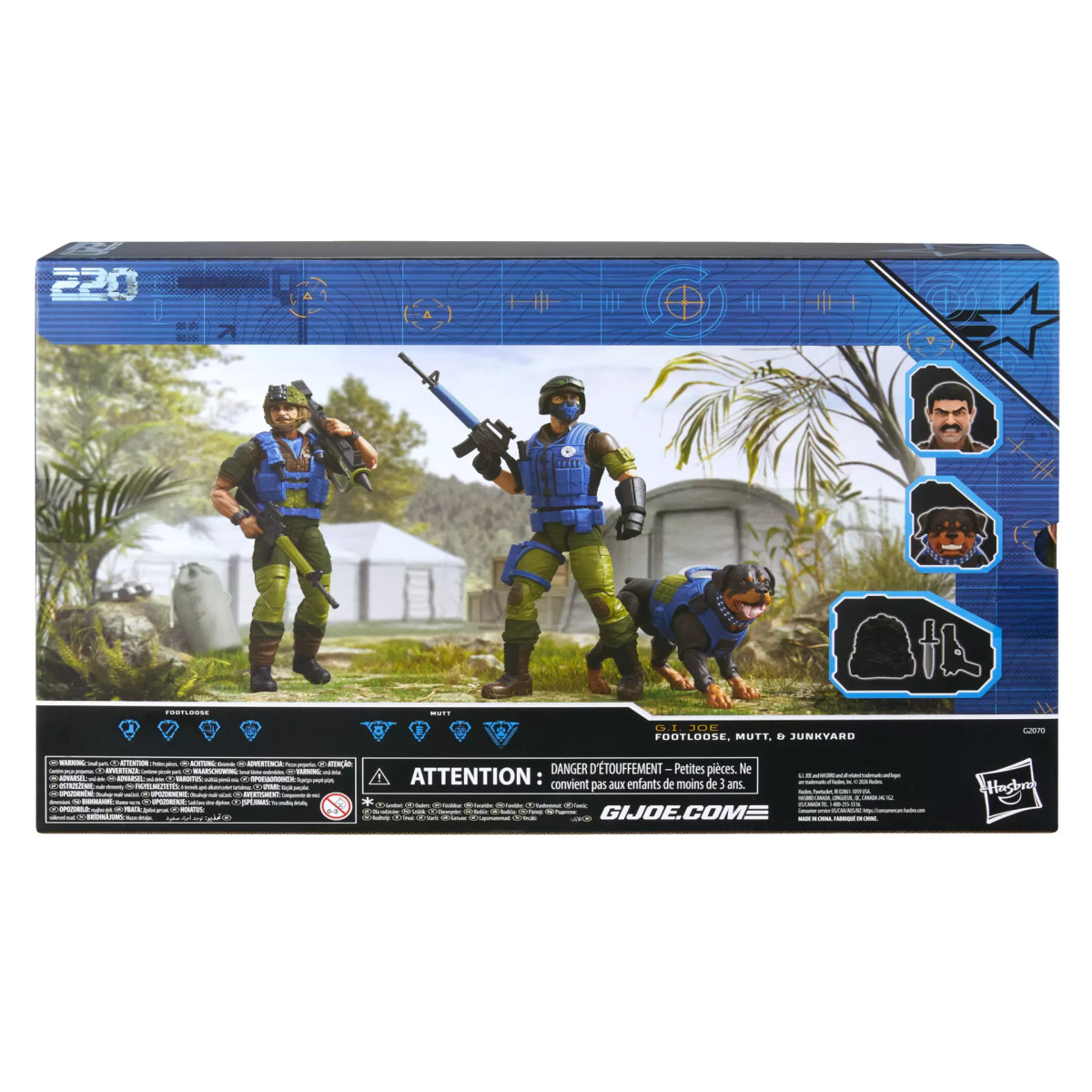 Hasbro G.I.JOE Serie Classified - Mad Marauders: Footloose & Mutt & Junkyard