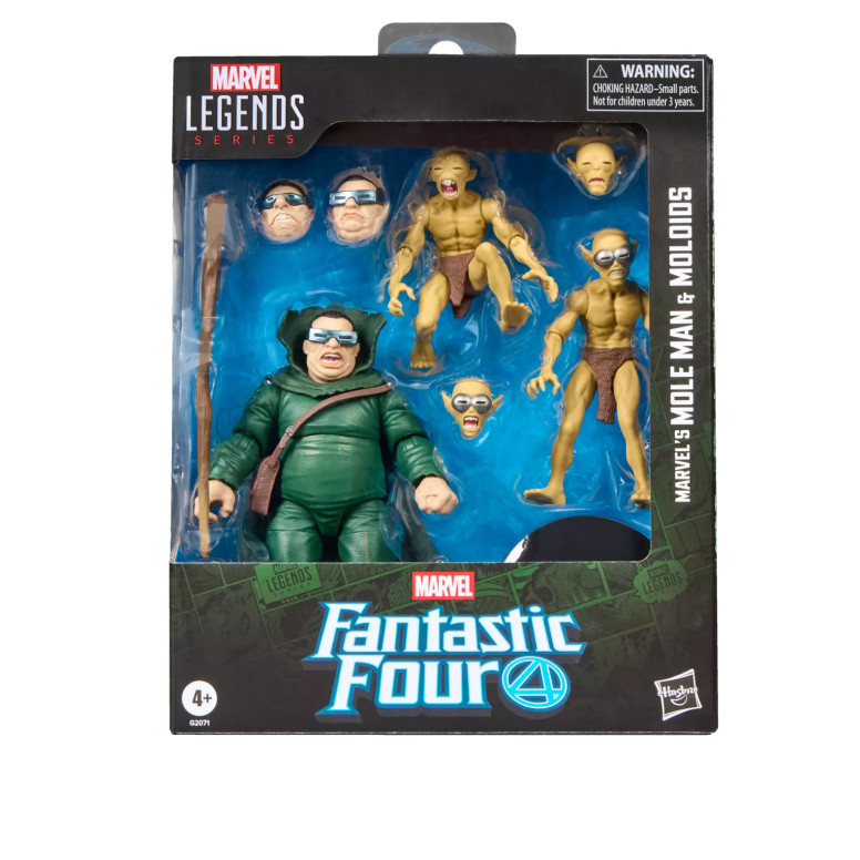 Marvel Legends Serie - I Fantastici Quattro - Mole Man e i Moloidi