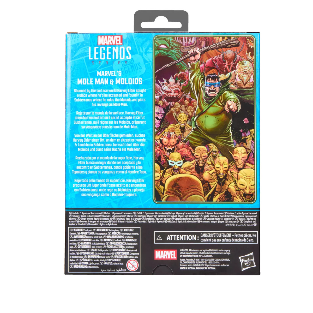 Marvel Legends Serie - I Fantastici Quattro - Mole Man e i Moloidi