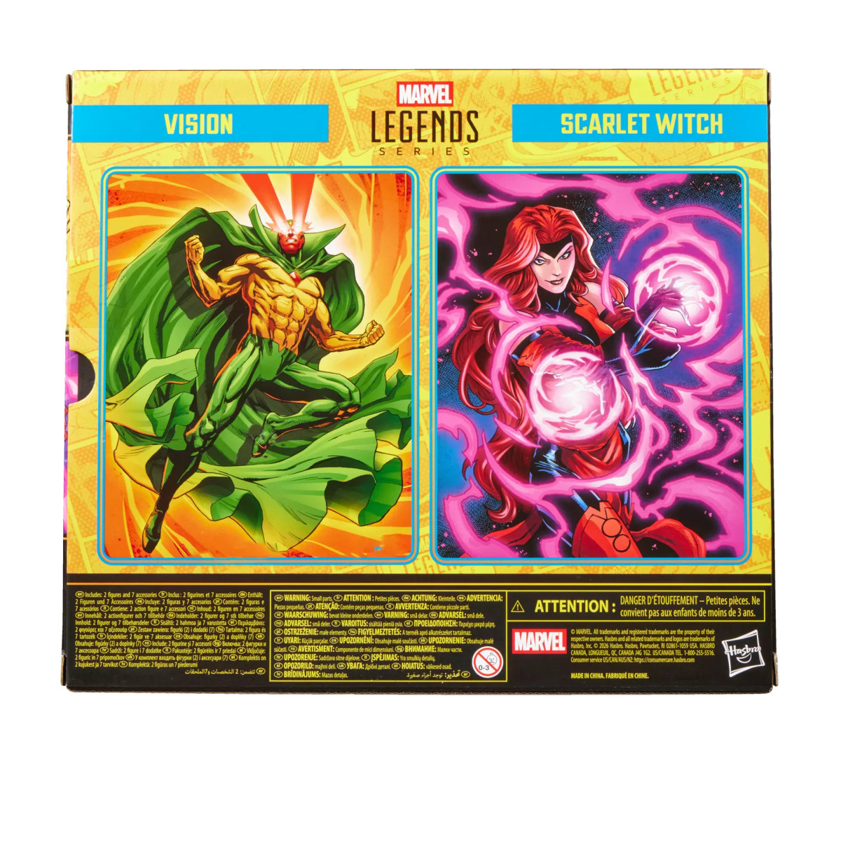 Marvel Legends Serie - Marvel Avengers: The Crossing - Visione e Strega Scarlatta
