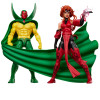 Marvel Legends Serie - Marvel Avengers: The Crossing - Visione e Strega Scarlatta