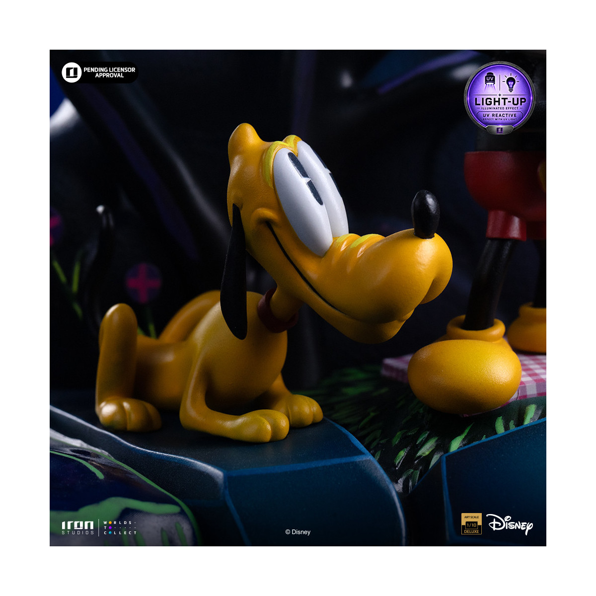 Iron Studios Disney Classics - Topolino, Minnie e Pluto al parco DX Art Scala 1/10