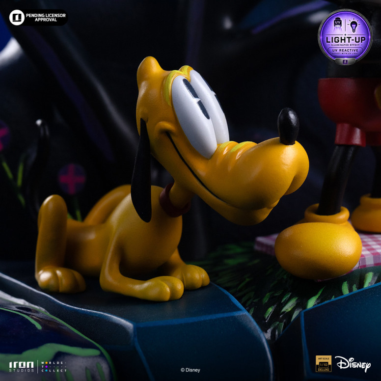 Iron Studios Disney Classics - Topolino, Minnie e Pluto al parco DX Art Scala 1/10