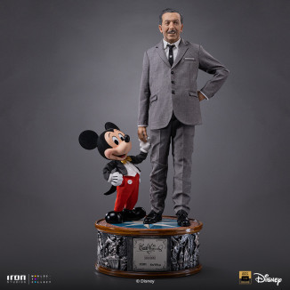 Iron Studios Disney Classics - Walt Disney & Topolino Mouse Legacy Replica 1/4