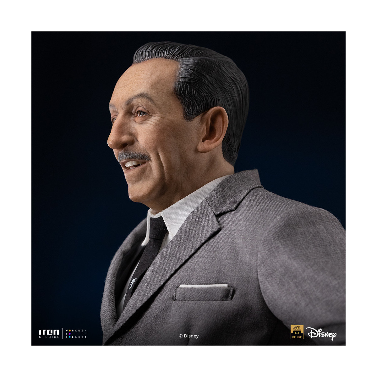 Iron Studios Disney Classics - Walt Disney & Topolino Mouse Legacy Replica 1/4