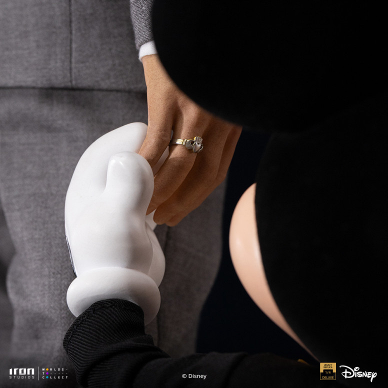 Iron Studios Disney Classics - Walt Disney & Topolino Mouse Legacy Replica 1/4