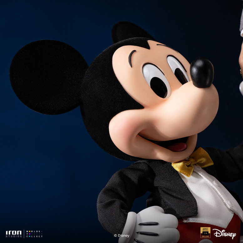 Iron Studios Disney Classics - Walt Disney & Topolino Mouse Legacy Replica 1/4