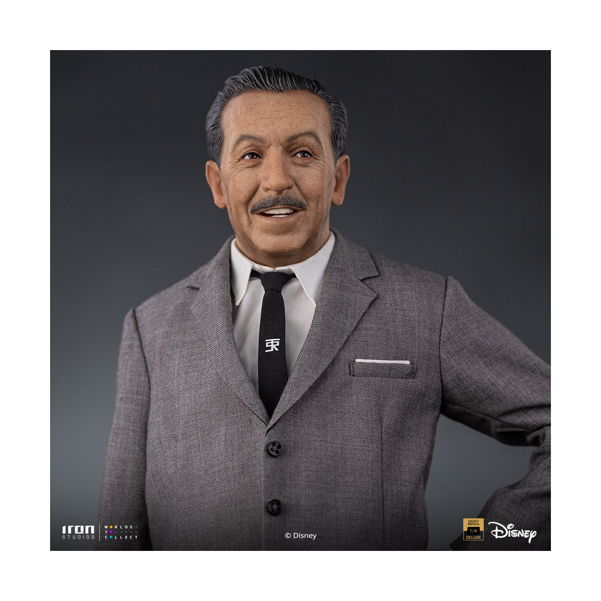 Iron Studios Disney Classics - Walt Disney & Topolino Mouse Legacy Replica 1/4