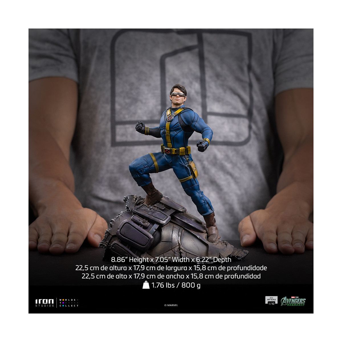 Iron Studios Marvel - Cyclops Art in scala 1/10 - Avengers: Doomsday