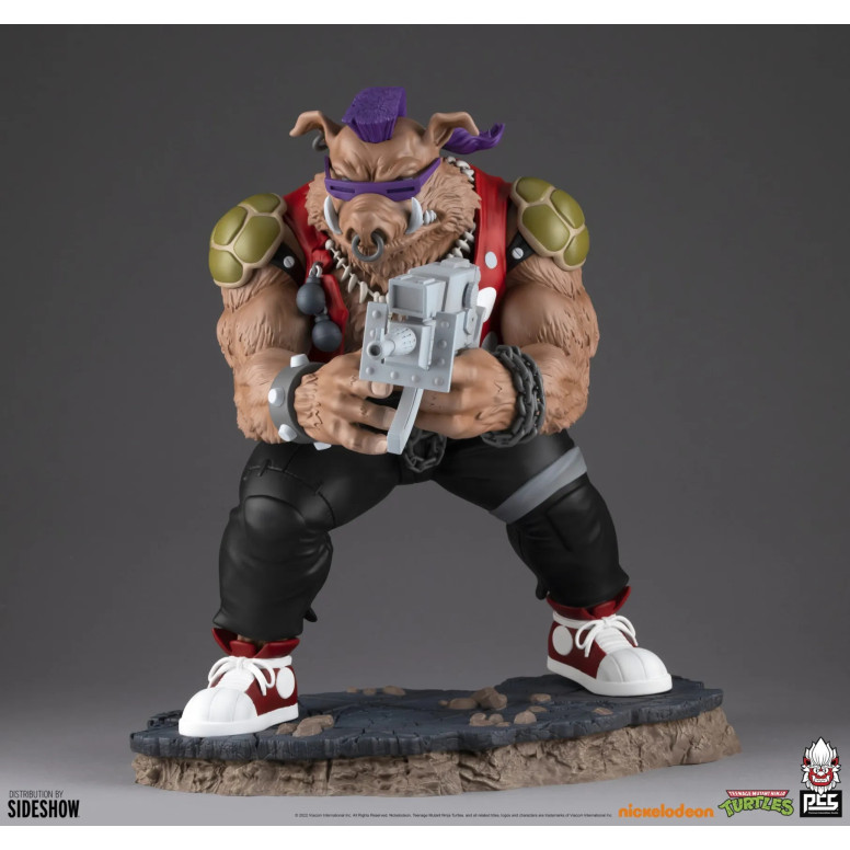 Premium Collectibles Studio PCS - Statua Rocksteady in scala 1/4 - Teenage Mutant Ninja Turtles TMNT Figurina