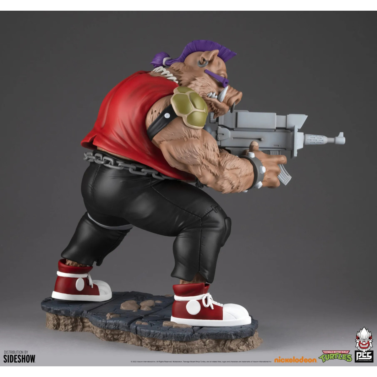 Premium Collectibles Studio PCS - Statua Rocksteady in scala 1/4 - Teenage Mutant Ninja Turtles TMNT Figurina