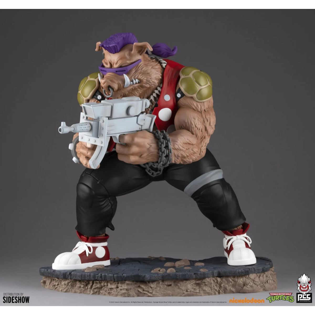 Premium Collectibles Studio PCS - Statua Rocksteady in scala 1/4 - Teenage Mutant Ninja Turtles TMNT Figurina
