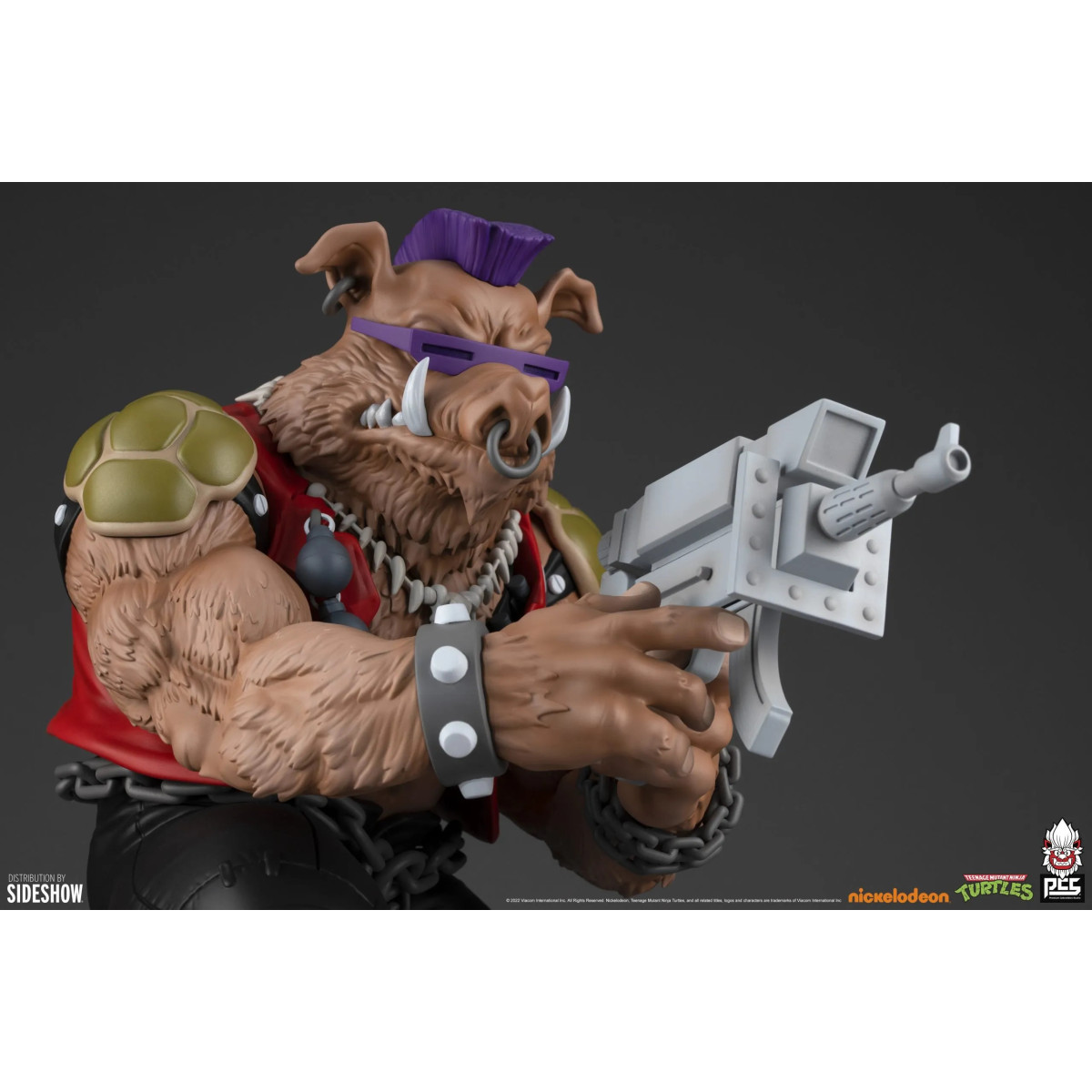 Premium Collectibles Studio PCS - Statua Rocksteady in scala 1/4 - Teenage Mutant Ninja Turtles TMNT Figurina