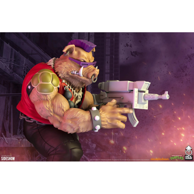 Premium Collectibles Studio PCS - Statua Rocksteady in scala 1/4 - Teenage Mutant Ninja Turtles TMNT Figurina