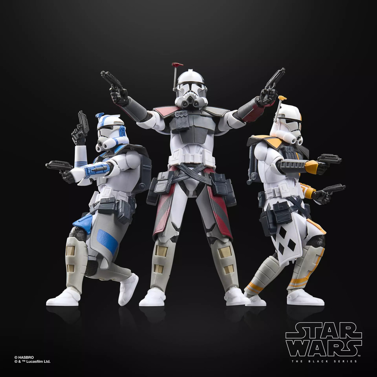 Star Wars The Black Series - ARC Trooper Battle Pack (Colt, Havoc, Blitz) - The Clone Wars