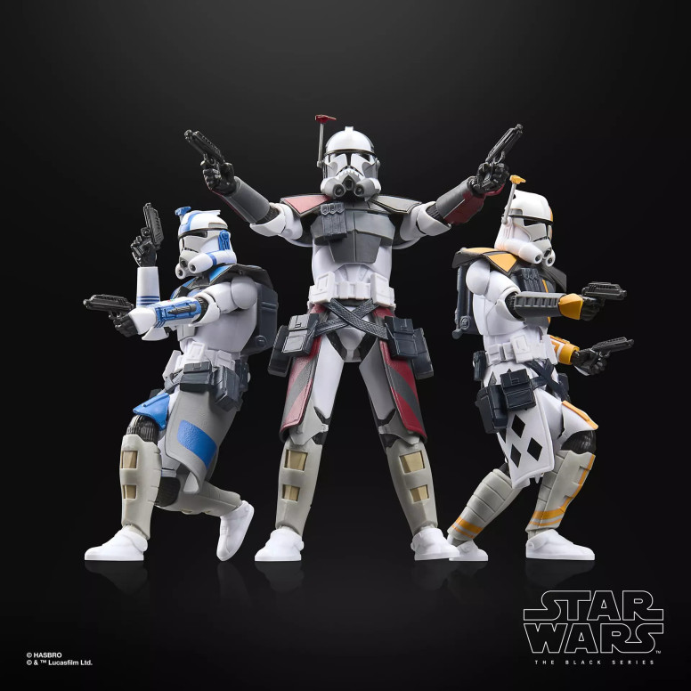 Star Wars The Black Series - ARC Trooper Battle Pack (Colt, Havoc, Blitz) - The Clone Wars