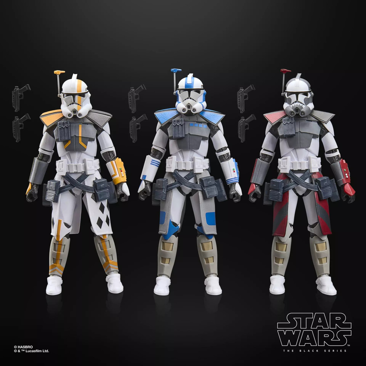 Star Wars The Black Series - ARC Trooper Battle Pack (Colt, Havoc, Blitz) - The Clone Wars