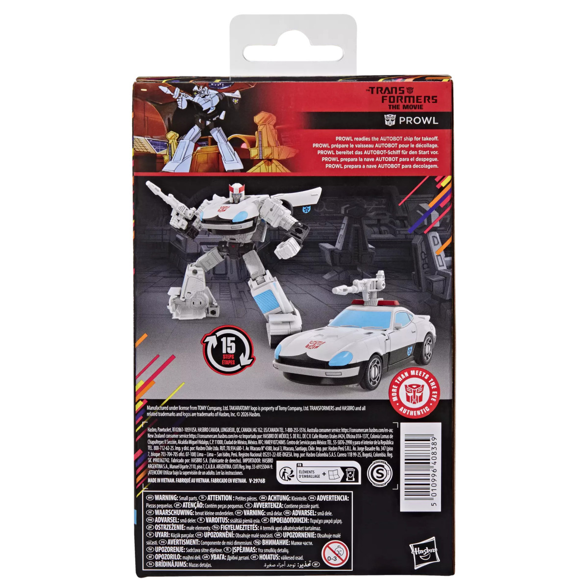 Hasbro - Transformers The Movie - PROWL Classe Voyager - Collezione Studio Series MTMTE