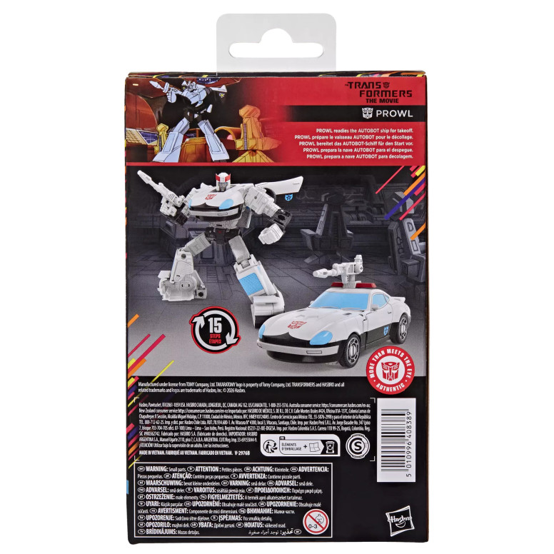Hasbro - Transformers The Movie - PROWL Classe Voyager - Collezione Studio Series MTMTE