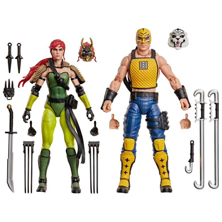 Hasbro G.I.JOE Serie Classified - Ninja Force Scarlett & T'Jbang