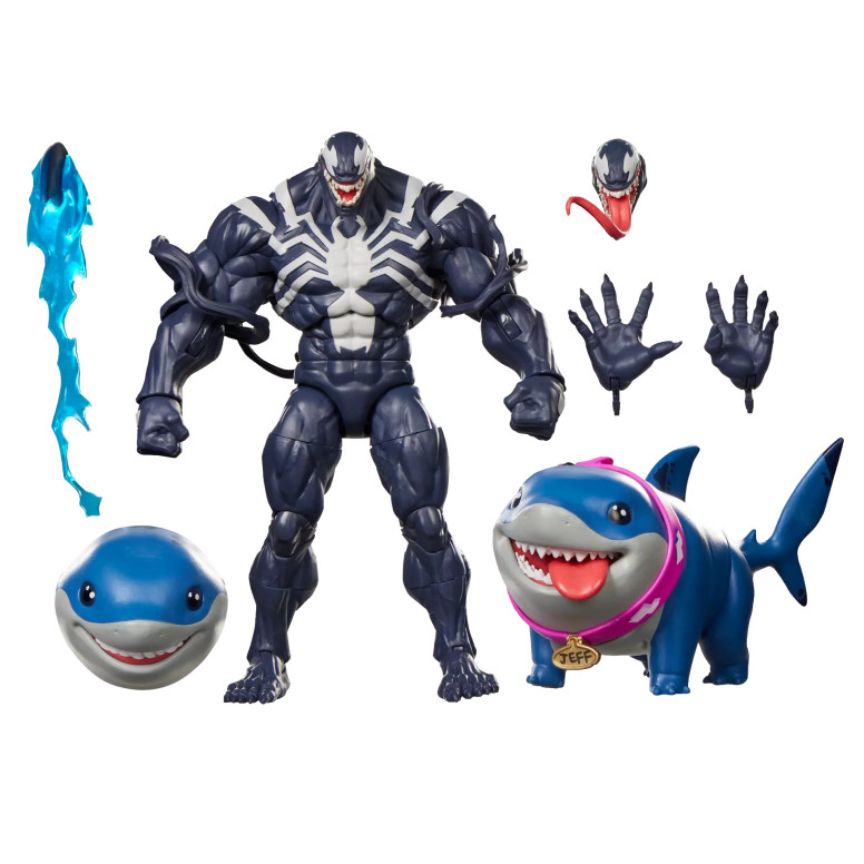 Hasbro Marvel Legends Serie Gamerverse - Venom e Jeff the Land Shark - Marvel Rivals
