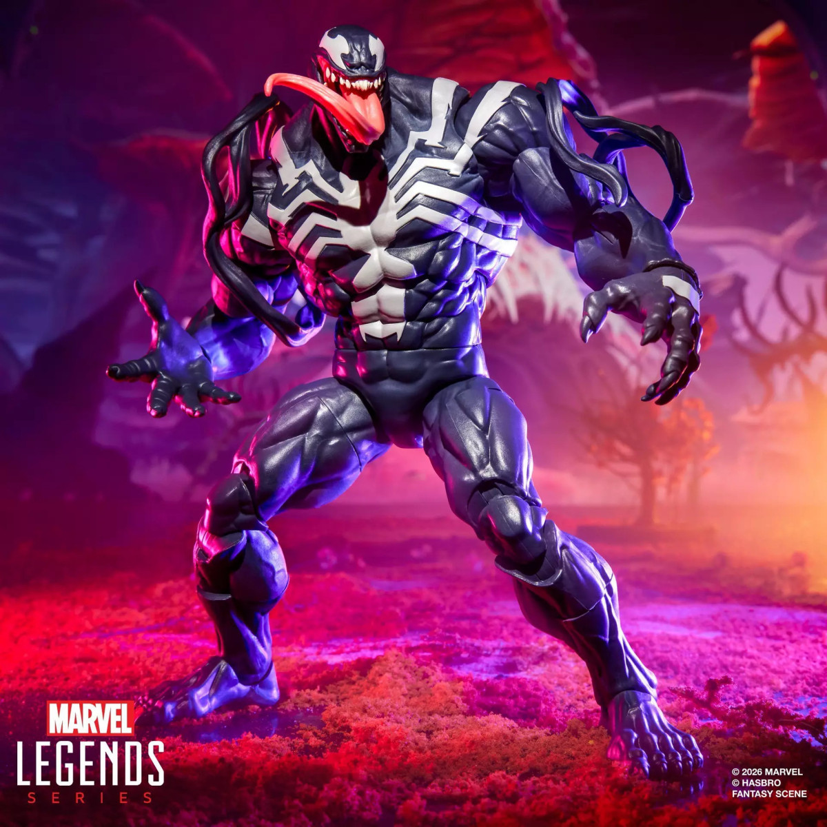 Hasbro Marvel Legends Serie Gamerverse - Venom e Jeff the Land Shark - Marvel Rivals