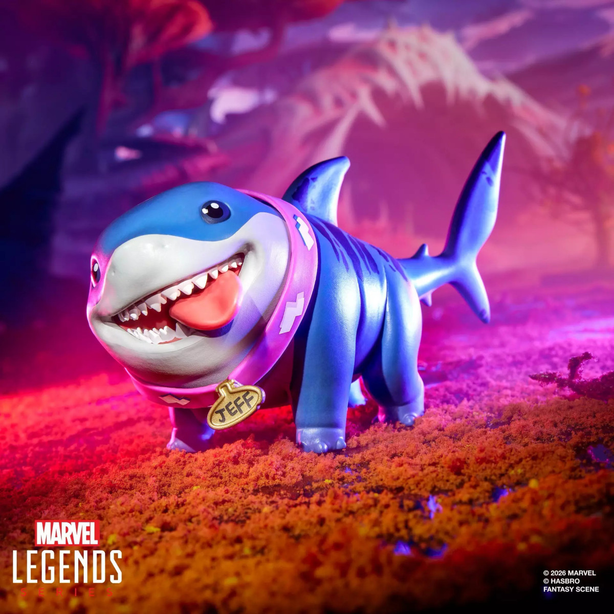 Hasbro Marvel Legends Serie Gamerverse - Venom e Jeff the Land Shark - Marvel Rivals