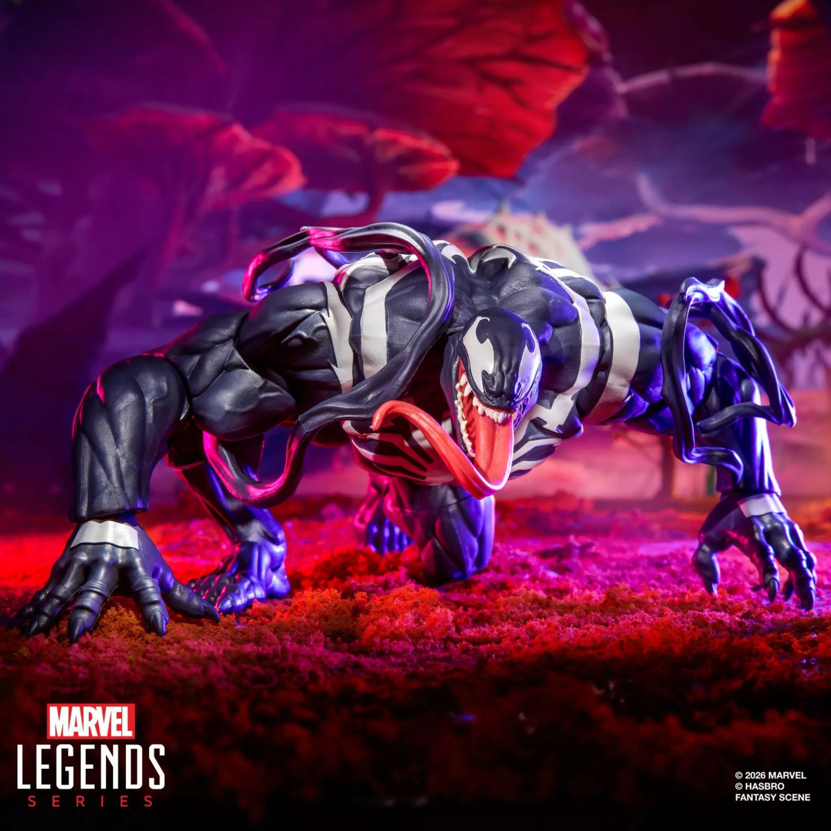 Hasbro Marvel Legends Serie Gamerverse - Venom e Jeff the Land Shark - Marvel Rivals