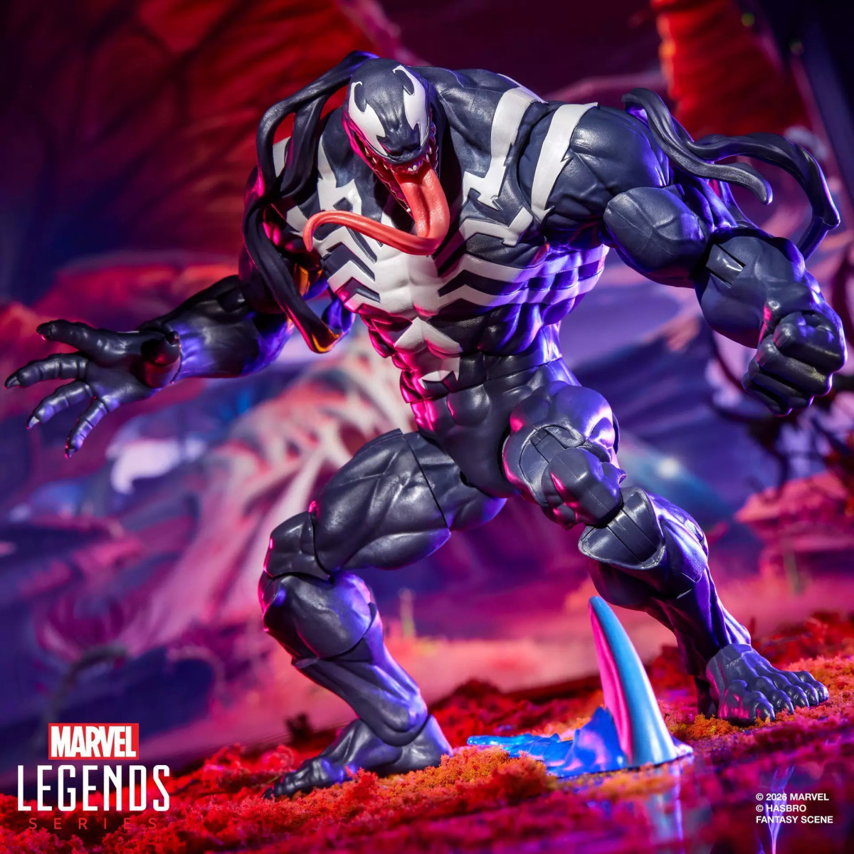 Hasbro Marvel Legends Serie Gamerverse - Venom e Jeff the Land Shark - Marvel Rivals