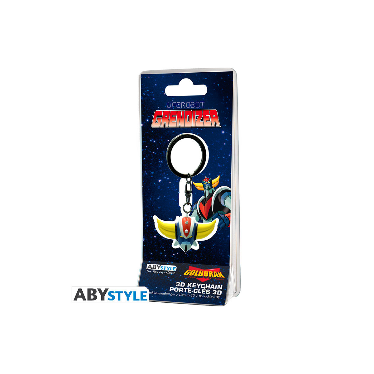ABYstyle - UFO Robot Grendizer Portachiavi 3D Testa Goldrake (Grendizer)