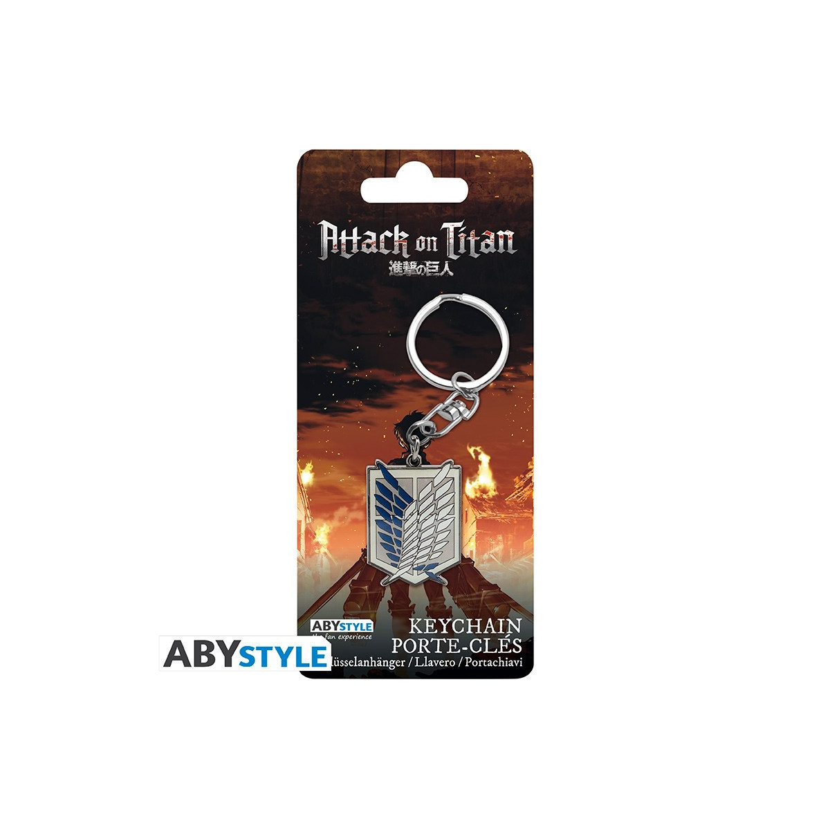 ABYstyle - ATTACK ON TITAN - Portachiavi - Battaglione di Esplorazione