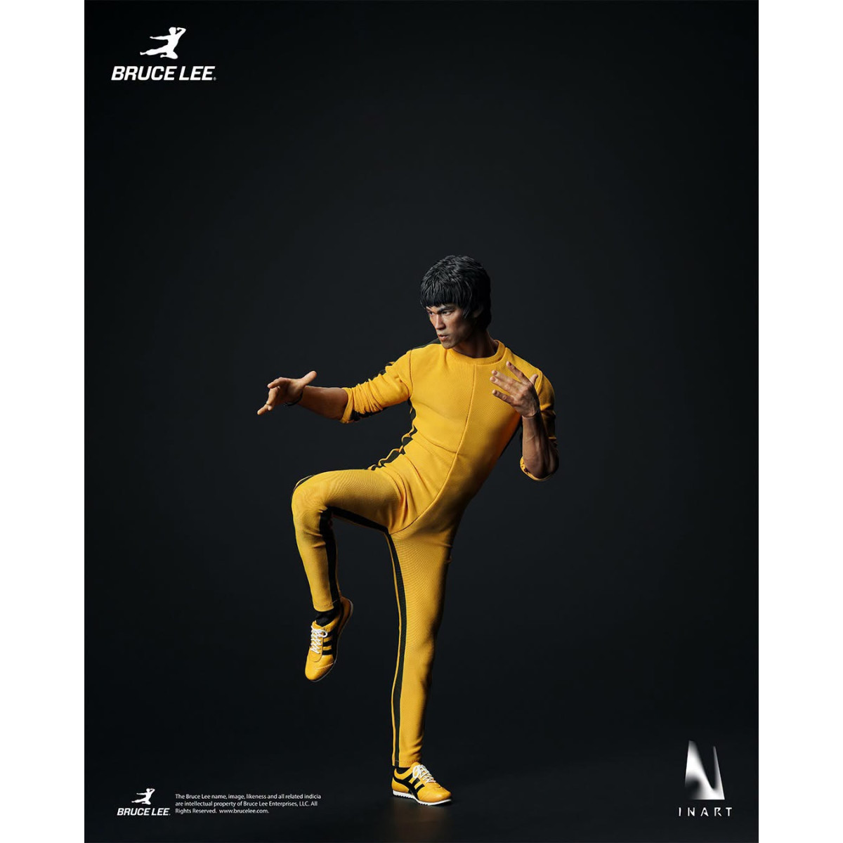 INART - Bruce Lee (Tuta gialla) Figura da collezione in scala 1/6 - Il gioco della morte