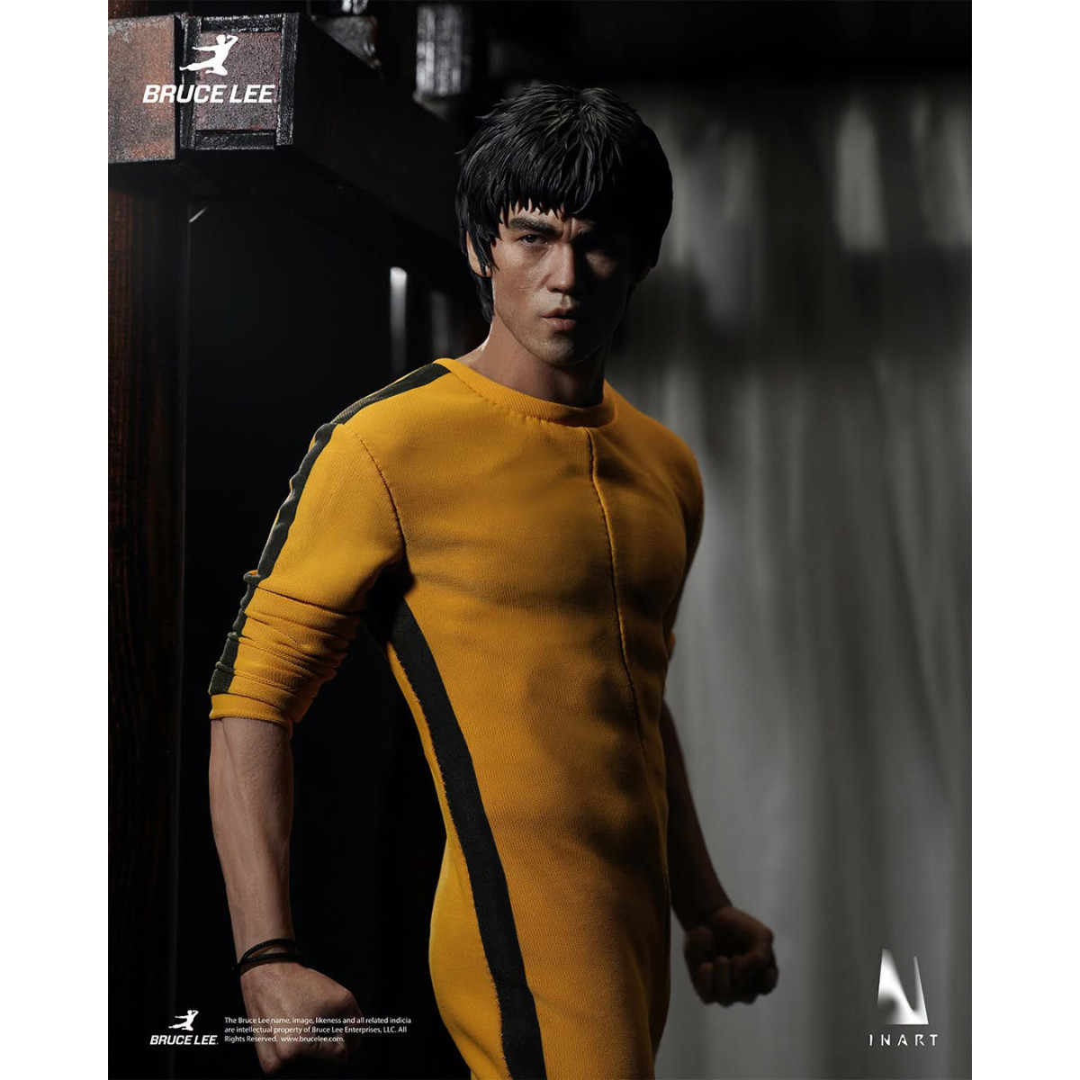 INART - Bruce Lee (Tuta gialla) Figura da collezione in scala 1/6 - Il gioco della morte