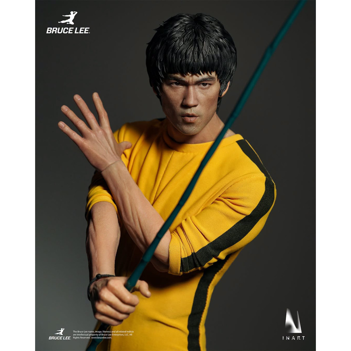 INART - Bruce Lee (Tuta gialla) Figura da collezione in scala 1/6 - Il gioco della morte