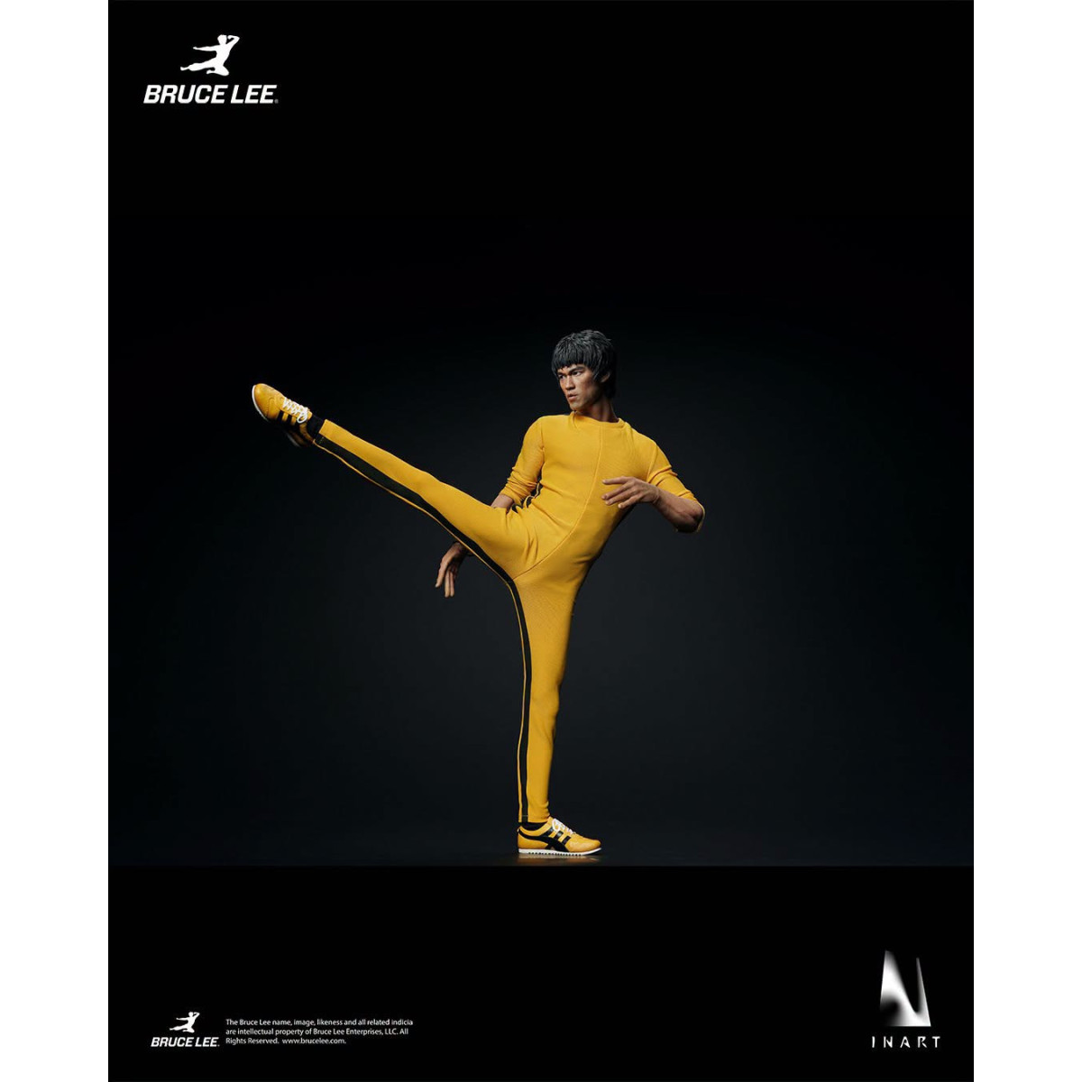 INART - Bruce Lee (Tuta gialla) Figura da collezione in scala 1/6 - Il gioco della morte