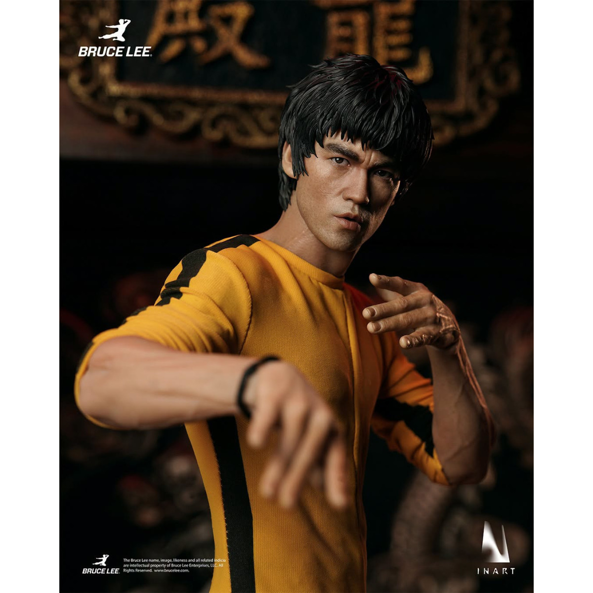 INART - Bruce Lee (Tuta gialla) Figura da collezione in scala 1/6 - Il gioco della morte